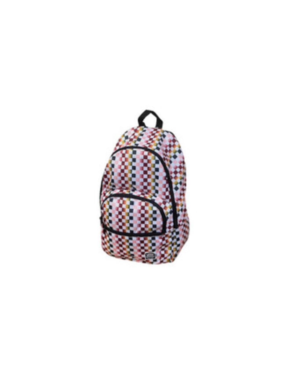 VANS Ranged 2 Prints Multicolor Checker Backpack Zip Laptop One Size